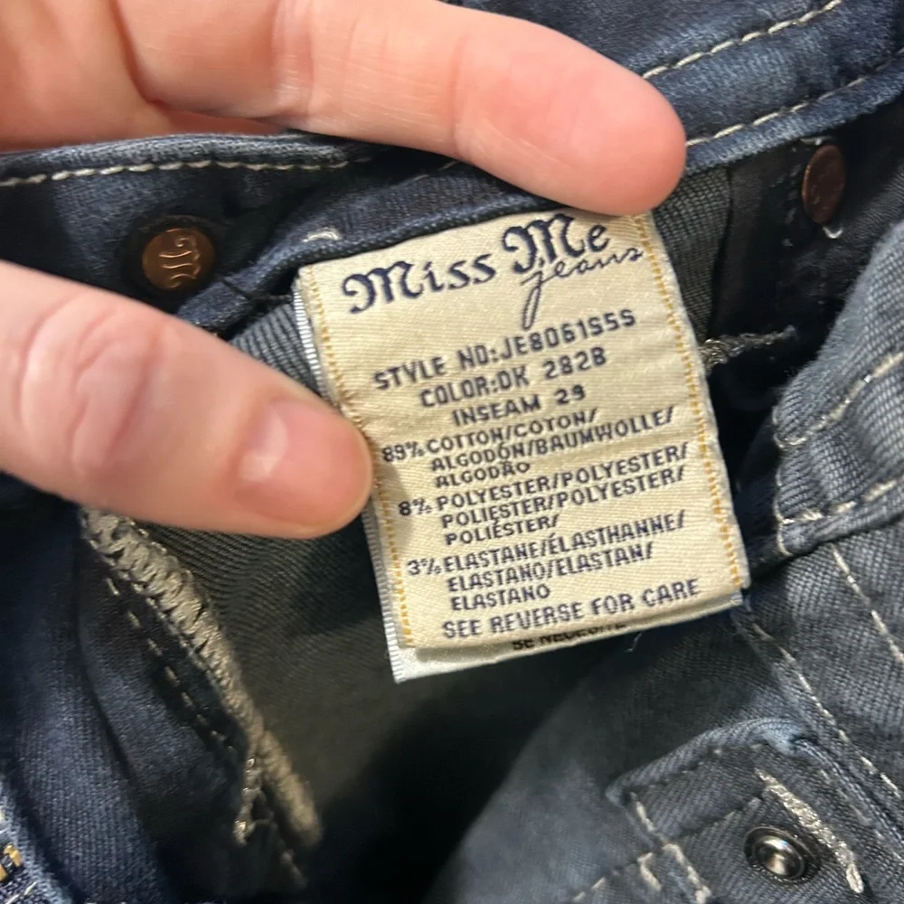 Miss Me Skinny Jeans Size 25 Y2K see pics and description for call outs - Picture 7 of 8